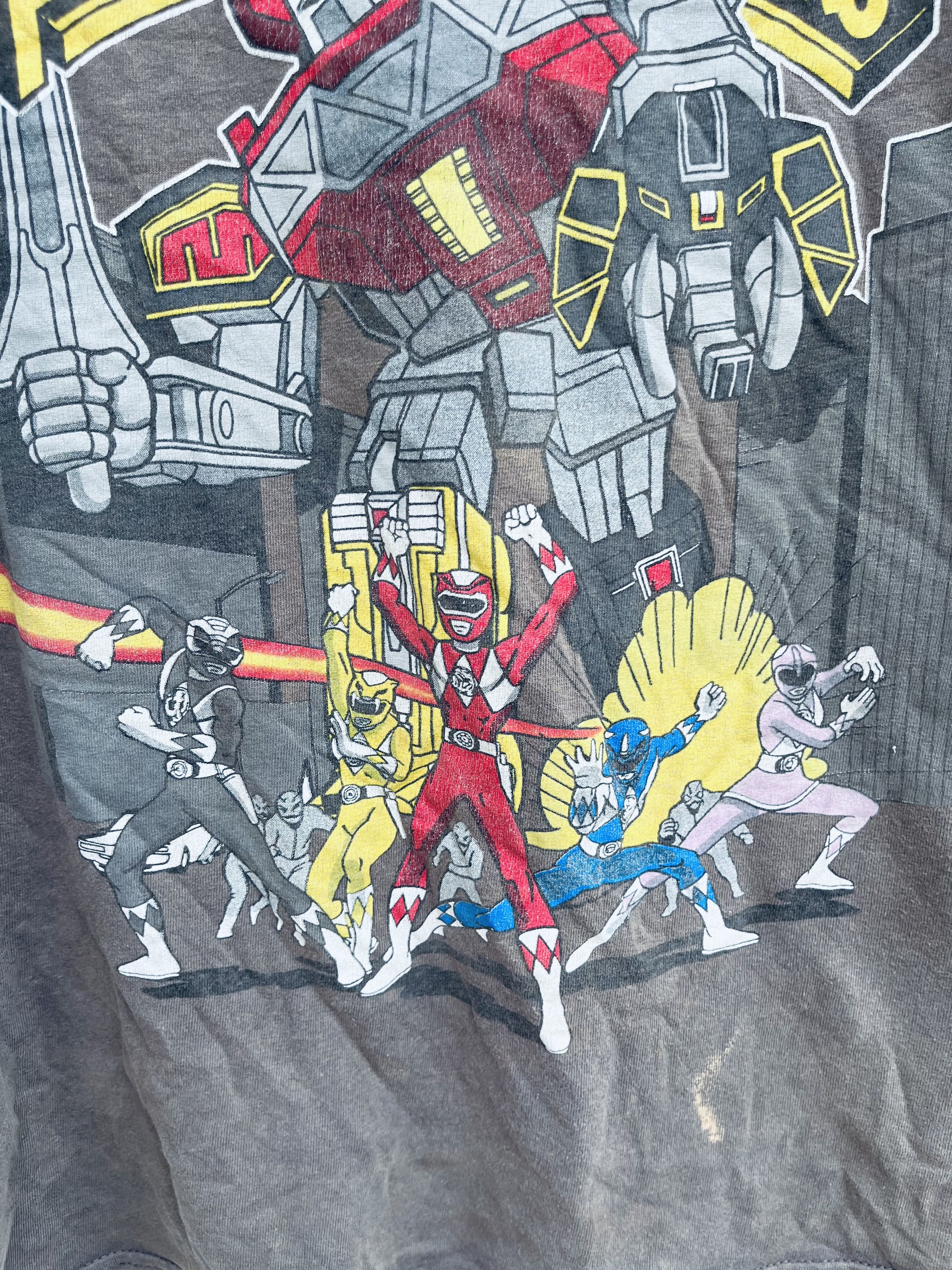 Vintage Vintage Power Rangers Famous Television Series Shirt Size US XXL / EU 58 / 5 - 7 Thumbnail