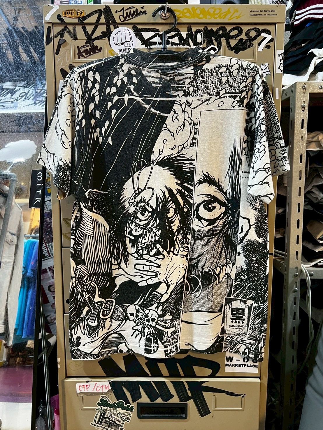 Vintage Vintage Pushead The Kuro line 90’s Size US L / EU 52-54 / 3 - 6 Thumbnail