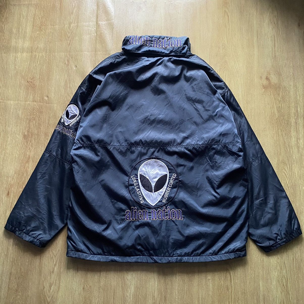 Alien Workshop 90s Vintage Alien Nation Embroidery Logo Lights Jacket Size US XL / EU 56 / 4 - 1 Thumbnail