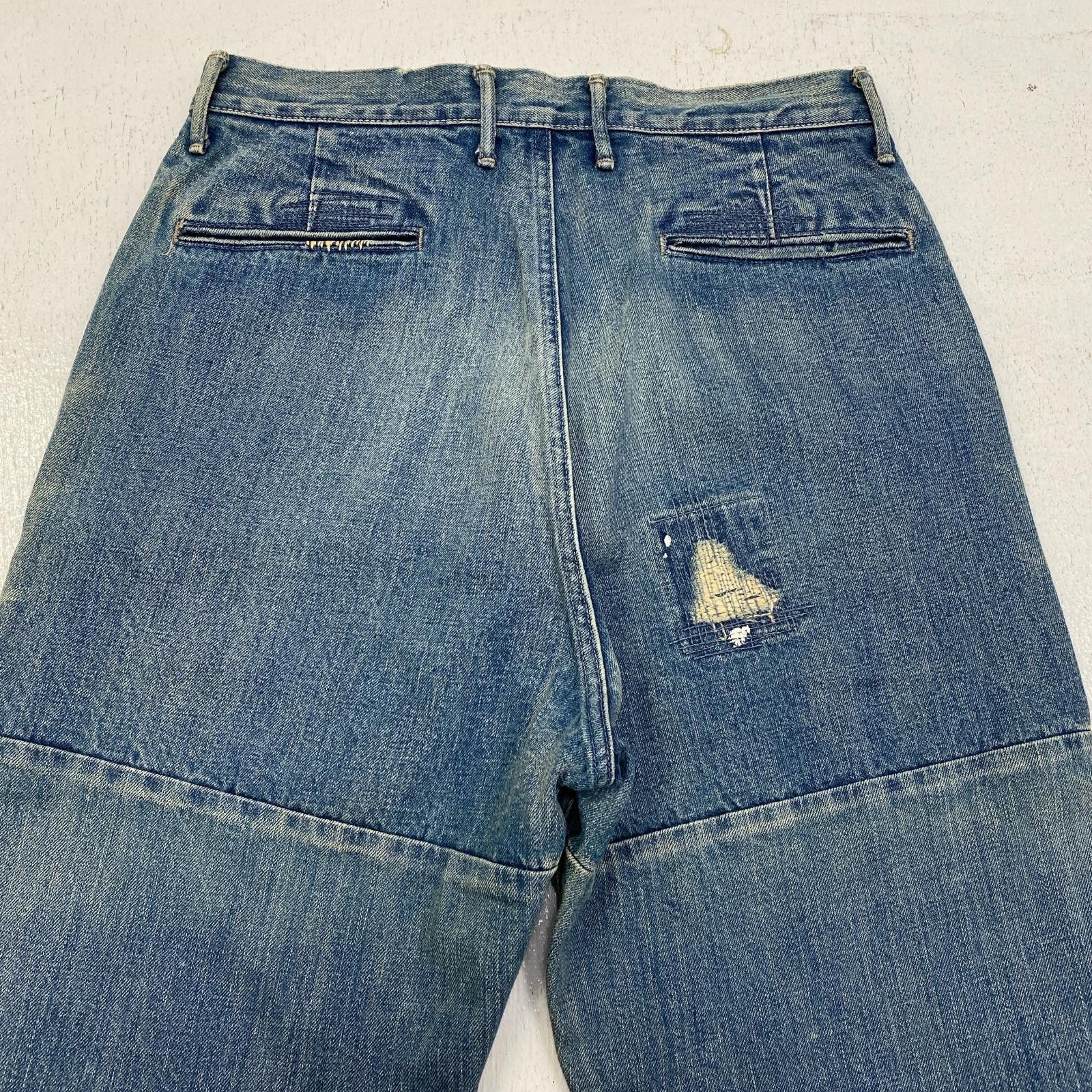 Kapital Distressed Sashiko Denim Size US 30 / EU 46 - 4 Thumbnail