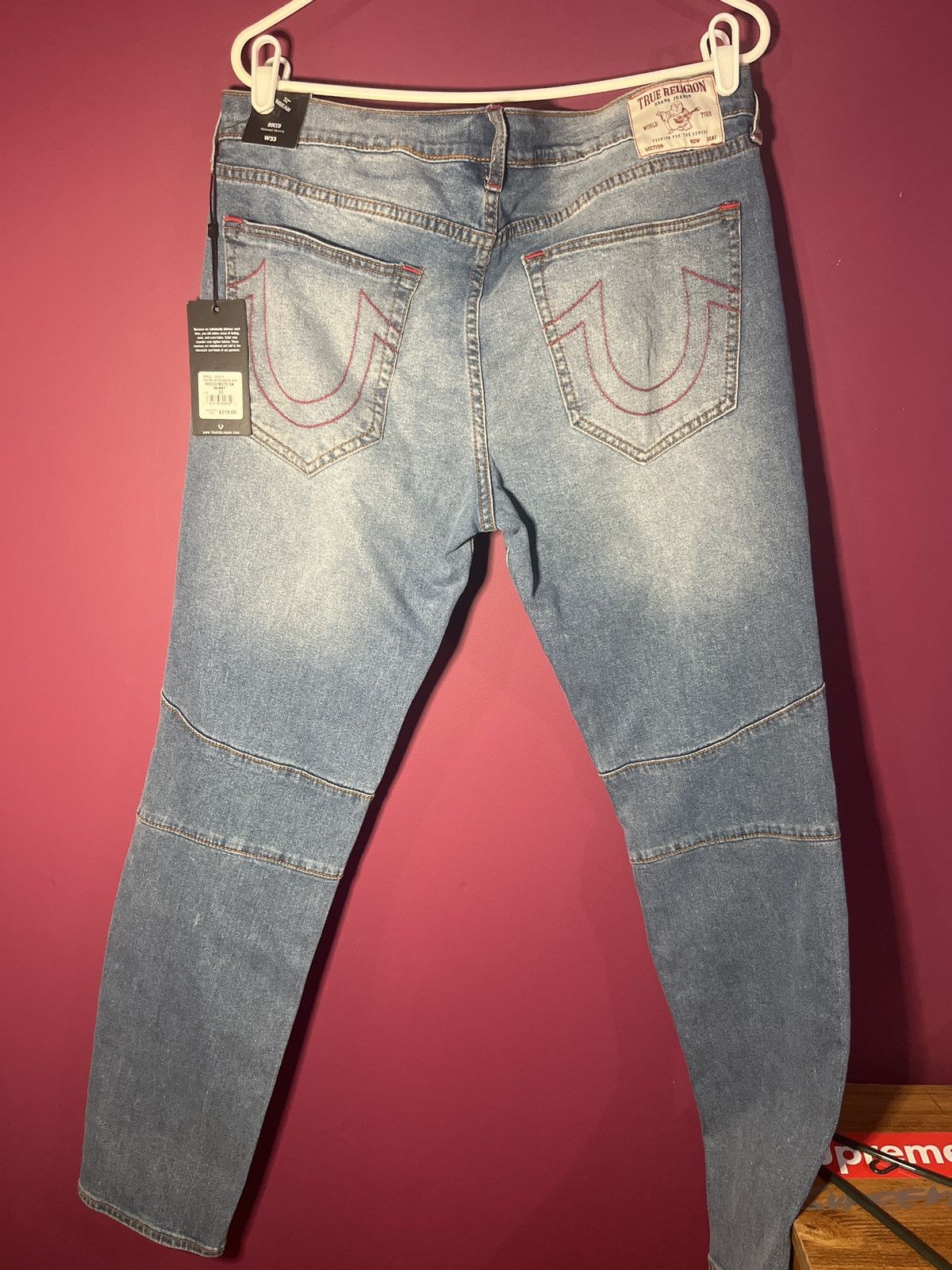 True Religion Brand new true religion biker jeans Size US 33 - 1 Thumbnail