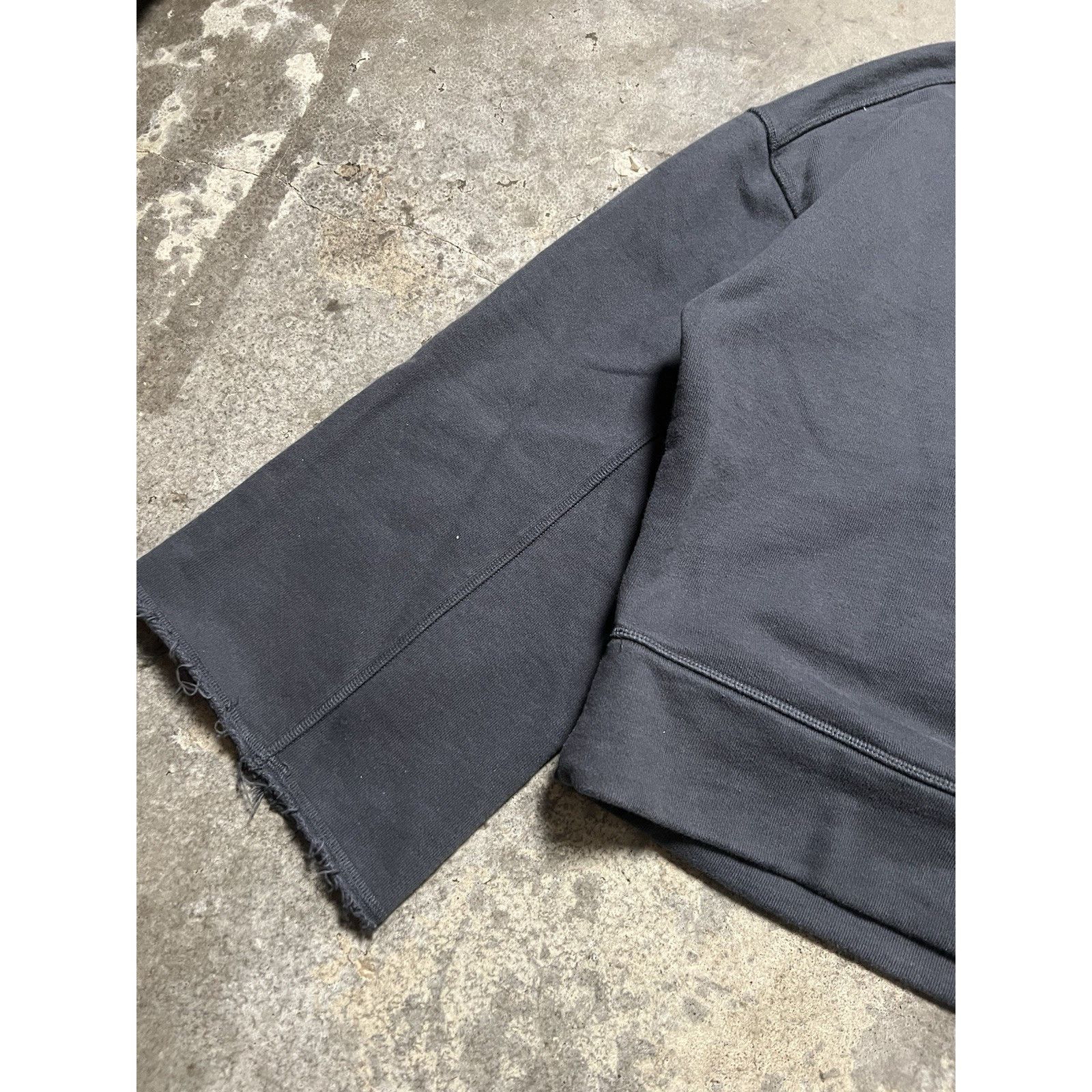 Alo ALO Women Sweatshirt Black Hoodie Low Key Cropped Size XL / US 12-14 / IT 48-50 - 7 Thumbnail