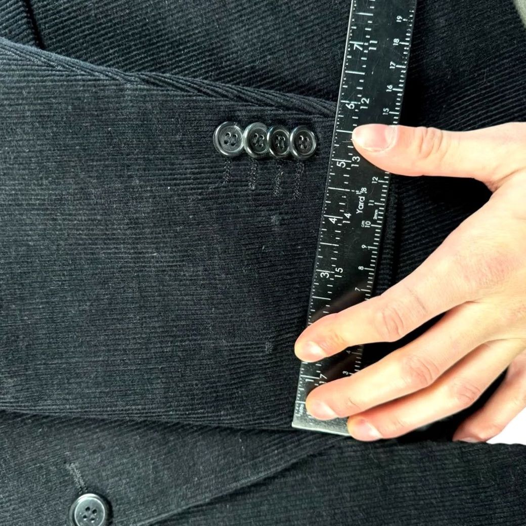 Vintage VINTAGE Corduroy Blazer Linea Uomo Elbow Patch Suit Jacket Sport Coat Preppy Size 50R - 6 Thumbnail