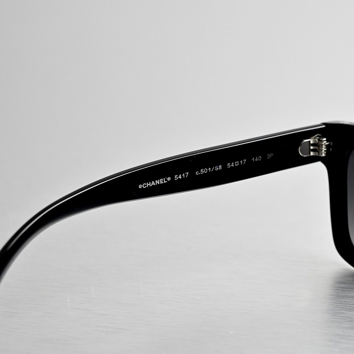 Chanel CHANEL 0CH5417 C501S8 BLACK GREY SUNGLASSES Size ONE SIZE - 6 Thumbnail