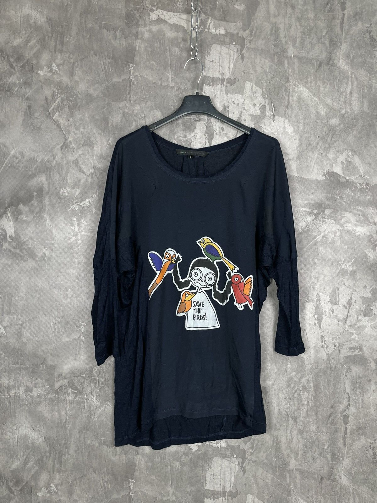 Marc By Marc Jacobs Y2K Printed Japanese Style long sleeve