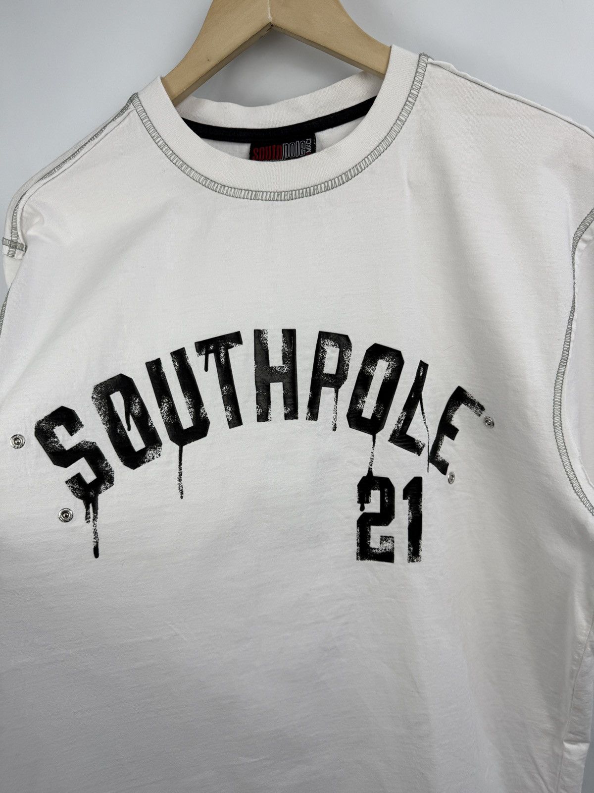 Southpole 🇺🇸 Vintage 90s SouthPole Hip Hop Rap Style T-Shirt Retro Rare Size US L / EU 52-54 / 3 - 4 Thumbnail