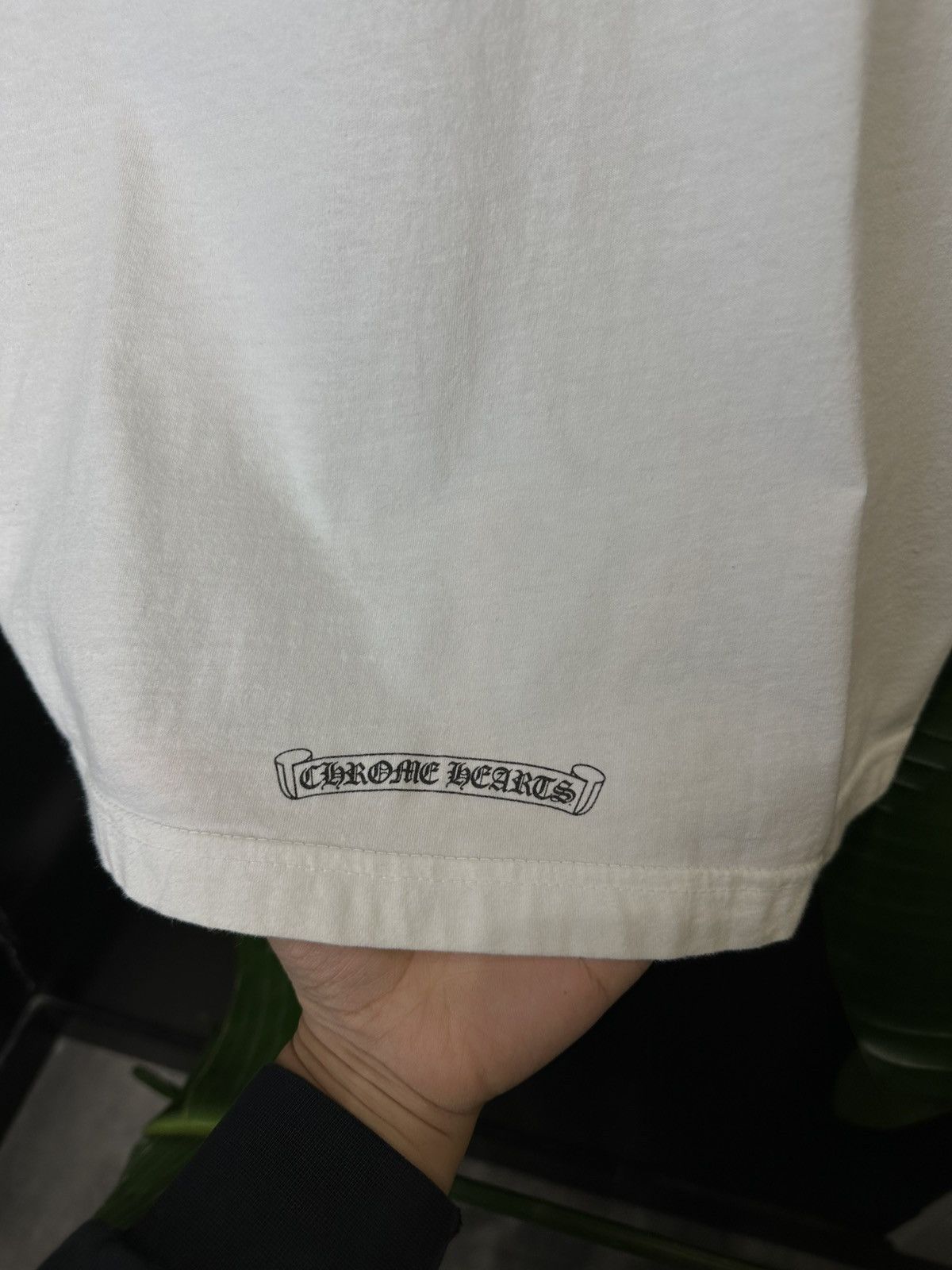 Chrome Hearts Chrome Hearts Neck Script Pocket Tee Size US M / EU 48-50 / 2 - 5 Thumbnail
