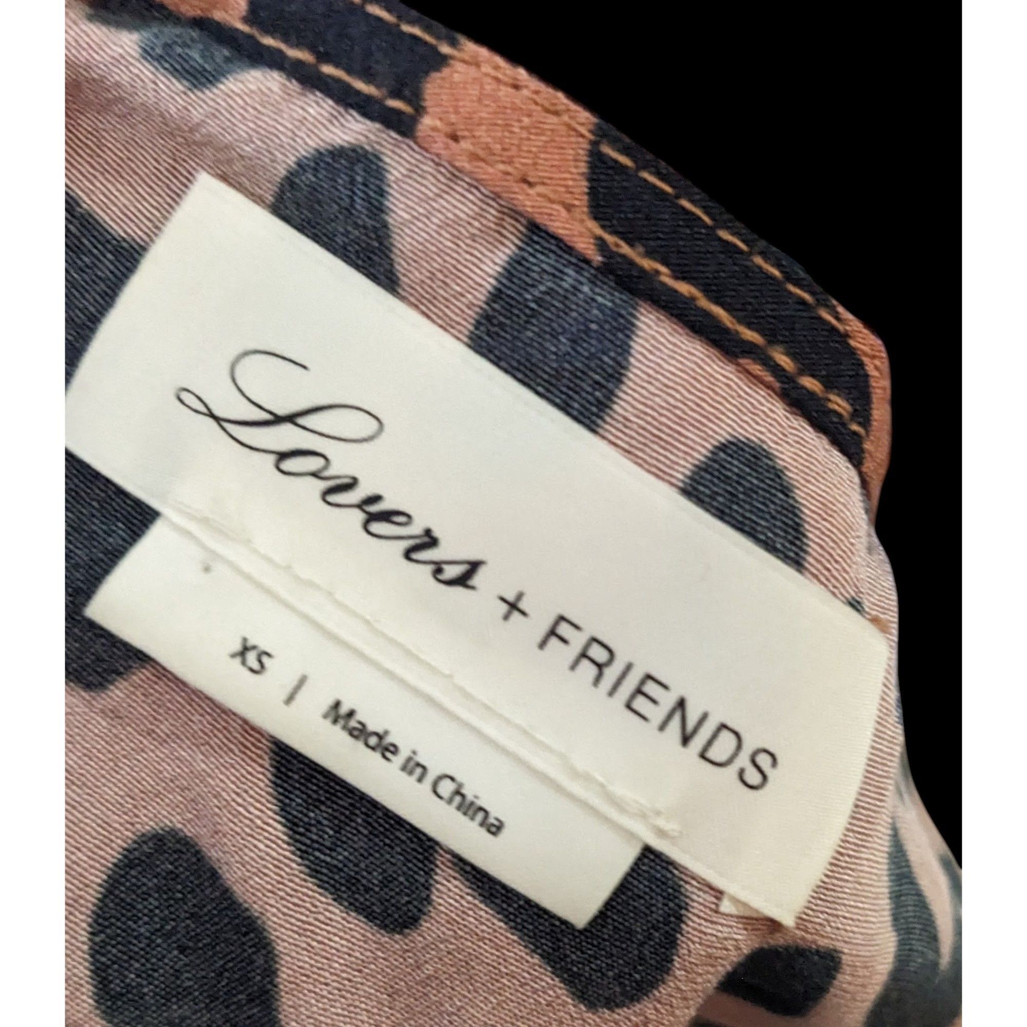 Lovers and Friends Lovers + Friends Ellie Midi Leopard Print Spaghetti Strap Ru Size XS / US 0-2 / IT 36-38 - 6 Thumbnail