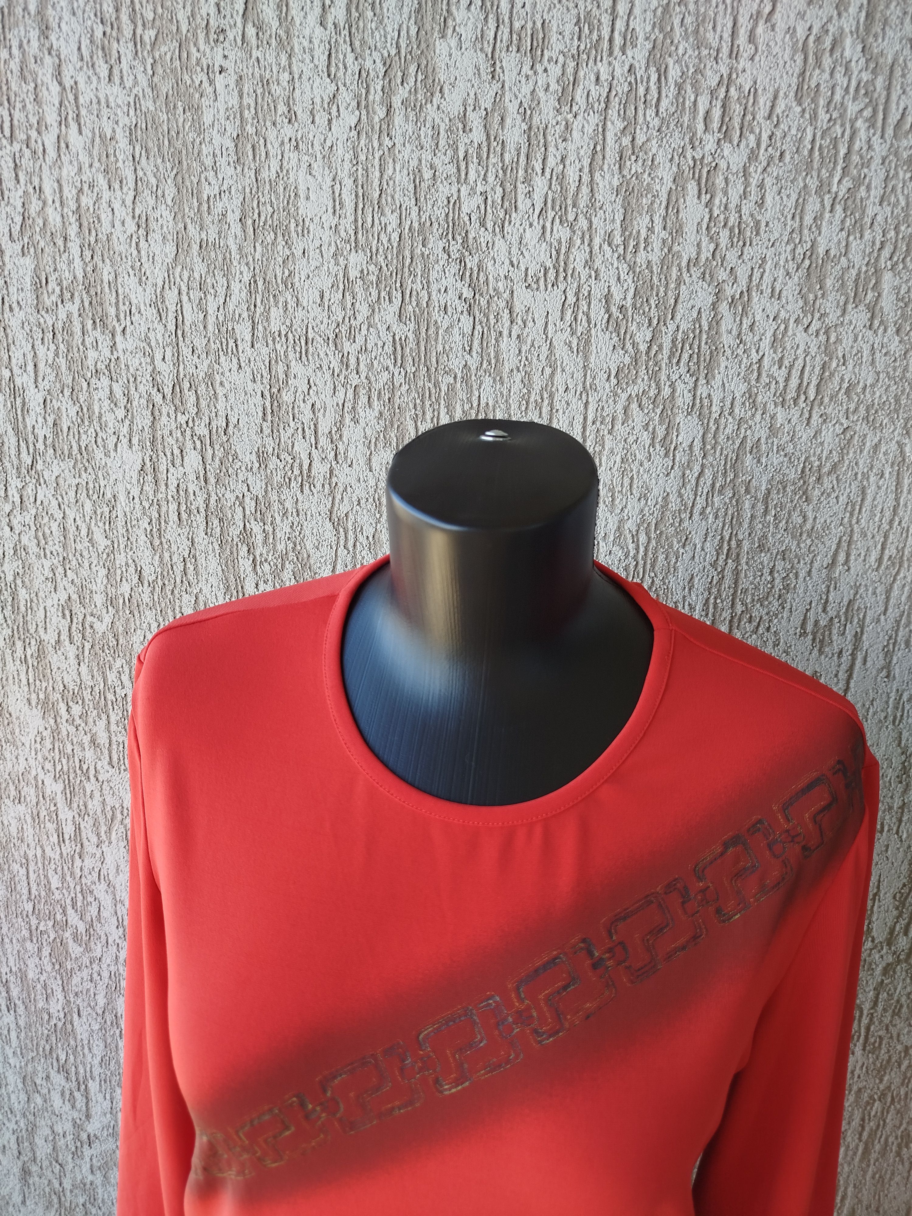 Versace Jeans Couture Top Long Sleeve Medusa Greek Key Vintage 90s Size XL Size XL / US 12-14 / IT 48-50 - 3 Thumbnail