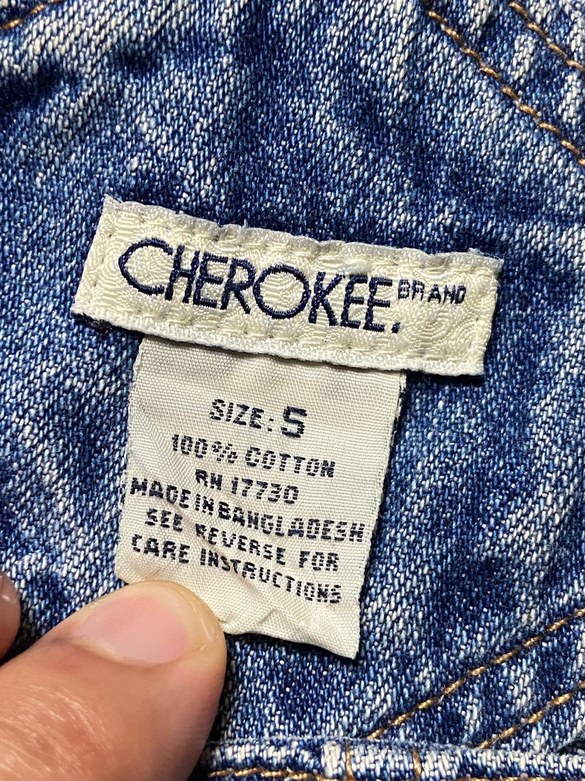 Cherokee Vintage CHEROKEE Denim Jeans Overalls (162) Size US 33 - 4 Thumbnail
