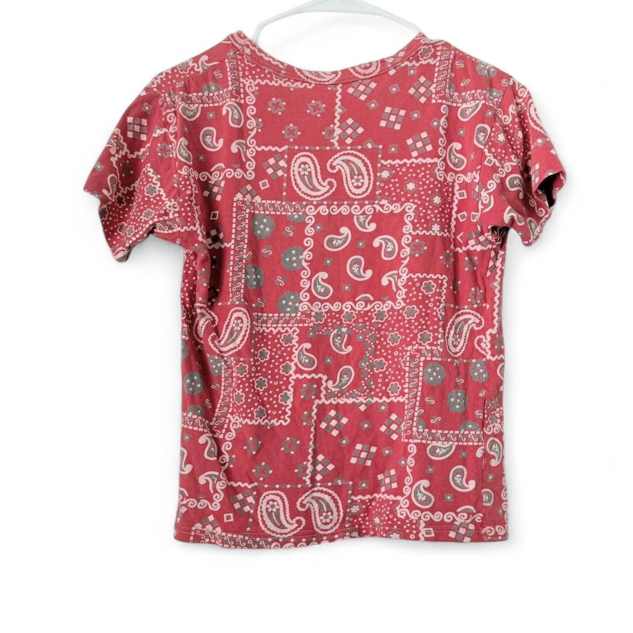 Hysteric Glamour Hysteric Glamour Paisley red/pink Baby Tee Size M / US 6-8 / IT 42-44 - 2 Thumbnail