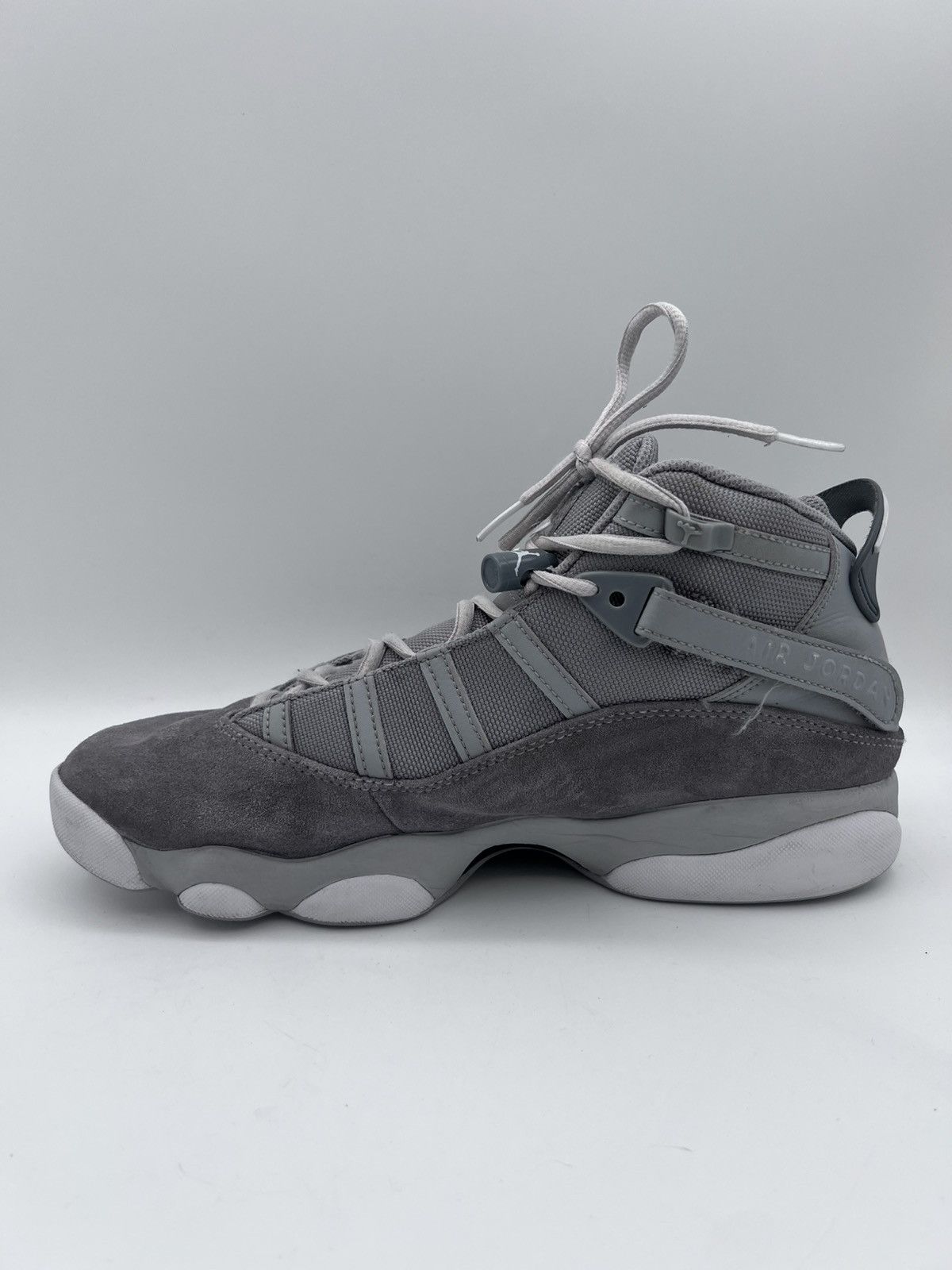 Jordan Brand Nike Jordan Mens 6 Rings Basketball Shoes Wolf Grey Sz 11 Size US 11 / EU 44 - 6 Thumbnail