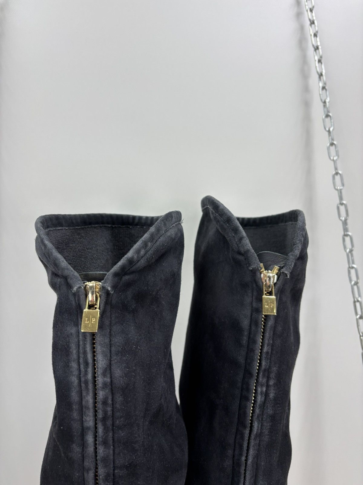 Loro Piana Womens heels boots Loro Piana Size 36 Color Blue Size US 6 / IT 36 - 7 Thumbnail