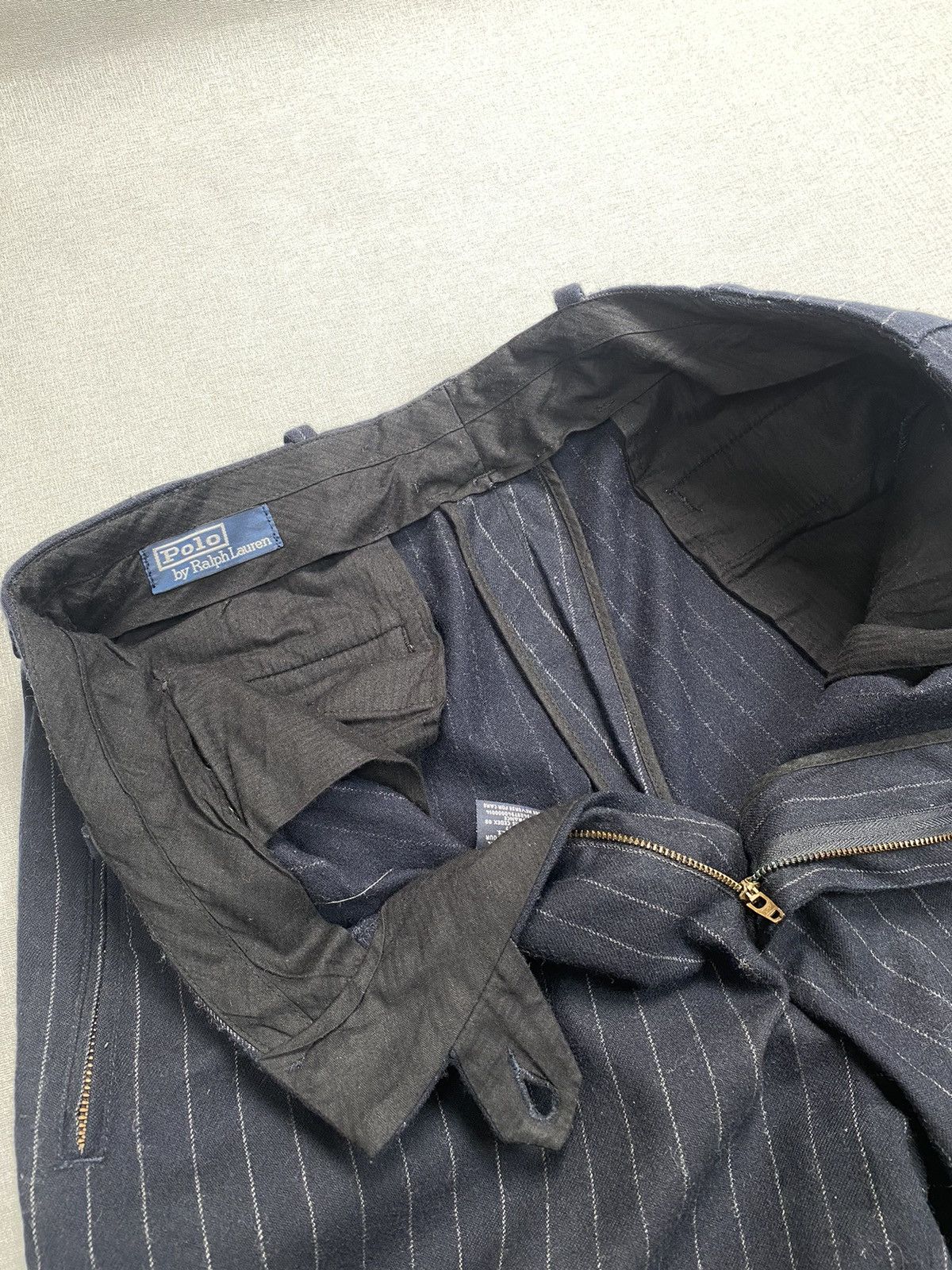Polo Ralph Lauren × Vintage Vintage Polo Ralph Lauren Wool Trousers Pants size W33L34 Size US 33 - 5 Thumbnail