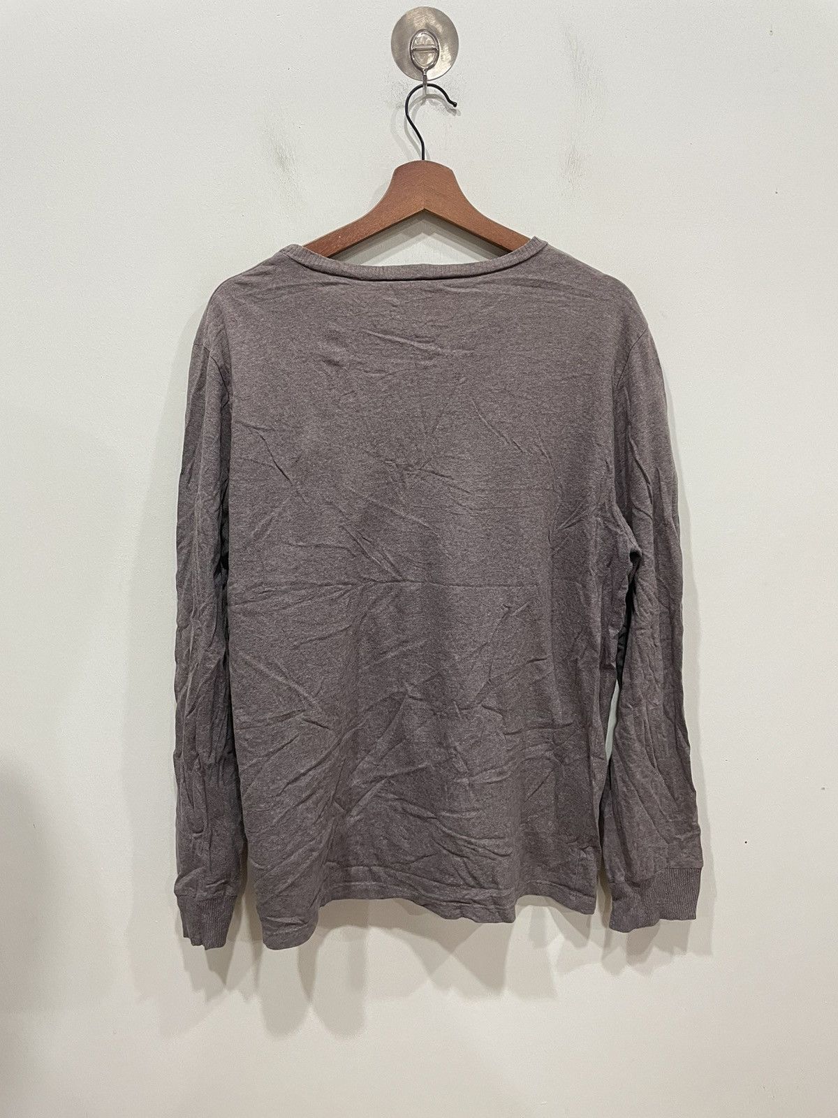 A.P.C. × Designer × Japanese Brand A.P.C Long Sleeve Tshirt Size L / US 10 / IT 46 - 2 Thumbnail