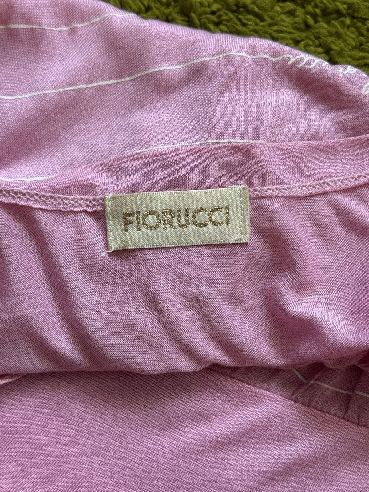 Fiorucci Fiorucci 1990s vintage Fairy logo striped cami tank top Size L / US 10 / IT 46 - 4 Thumbnail