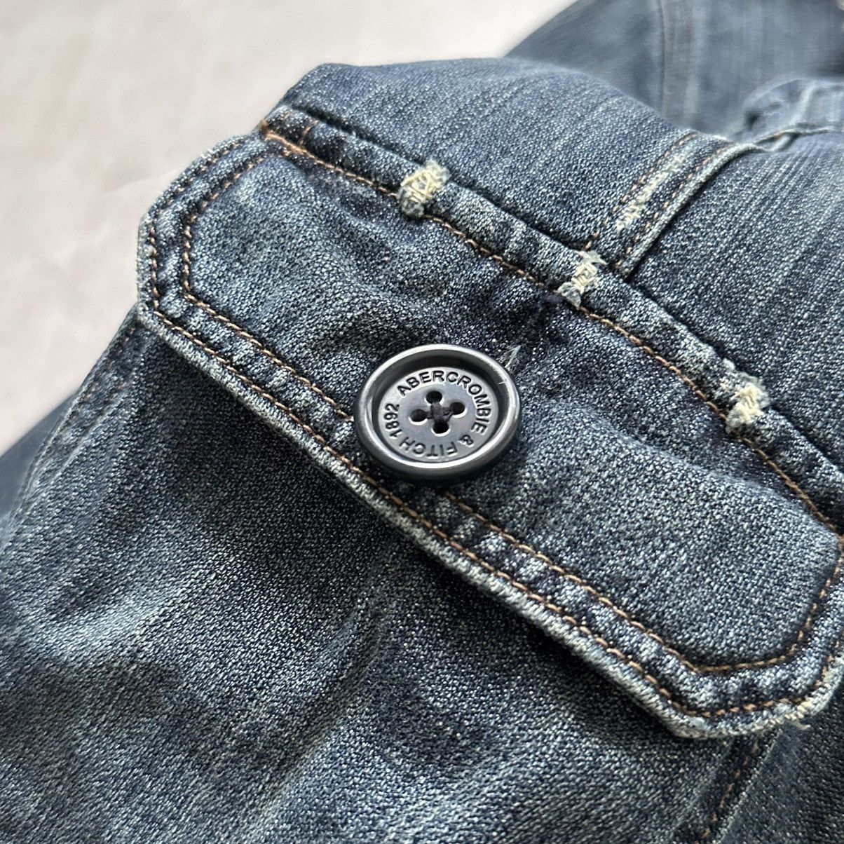 Hysteric Glamour × Undercover Abercrombie Fitch Napoleon Military Denim Jacket Fur Trim Size M / US 6-8 / IT 42-44 - 9 Thumbnail