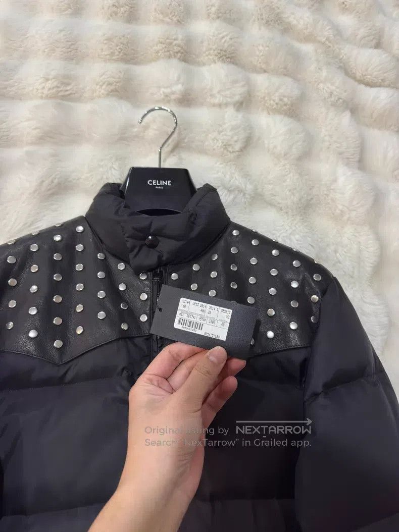 Saint Laurent Paris Saint Laurent Paris Studded Leather Padded Jacket Size US M / EU 48-50 / 2 - 3 Thumbnail