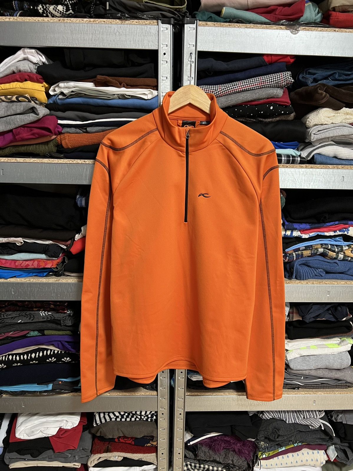 KJUS Mens Kjus Golf 1/4 Zip Pullover Mens Size 54 Long Sleeve Size US L / EU 52-54 / 3 - 1 Thumbnail
