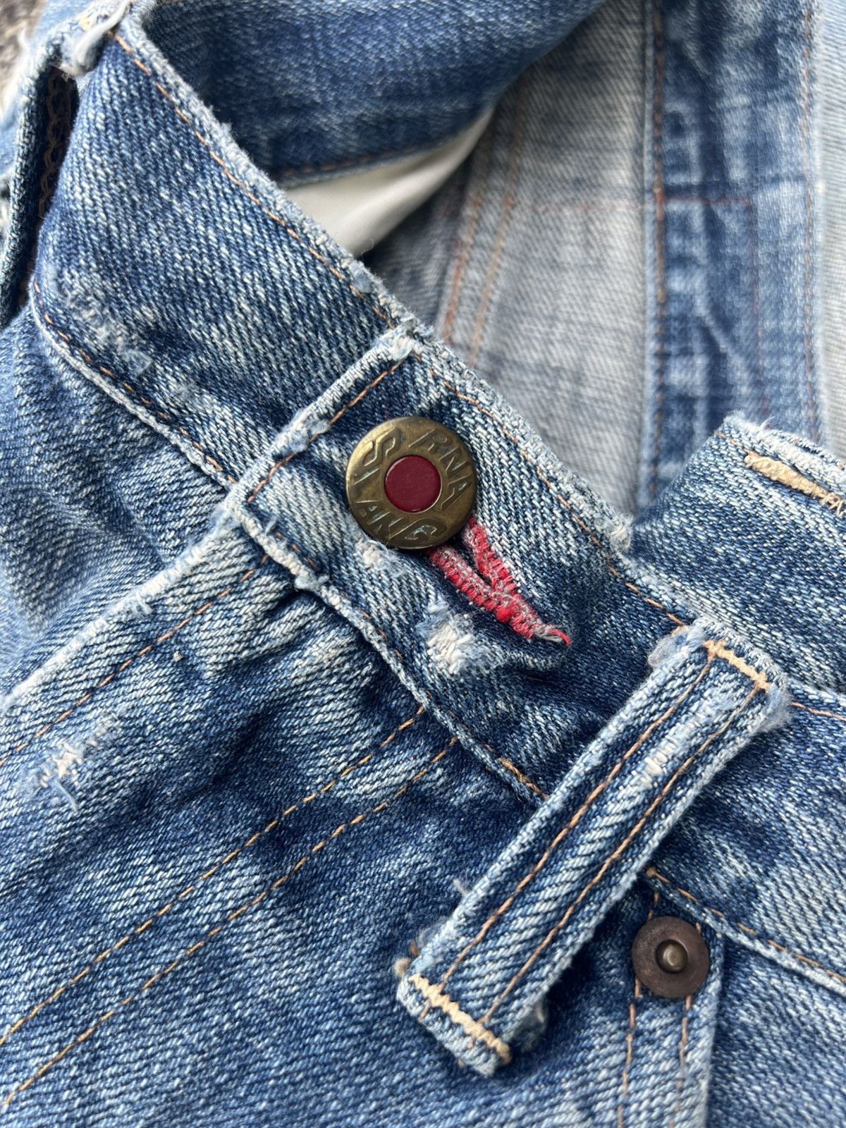 Japanese Brand RNA Jeans Distressed Destroy Size US 32 / EU 48 - 12 Thumbnail