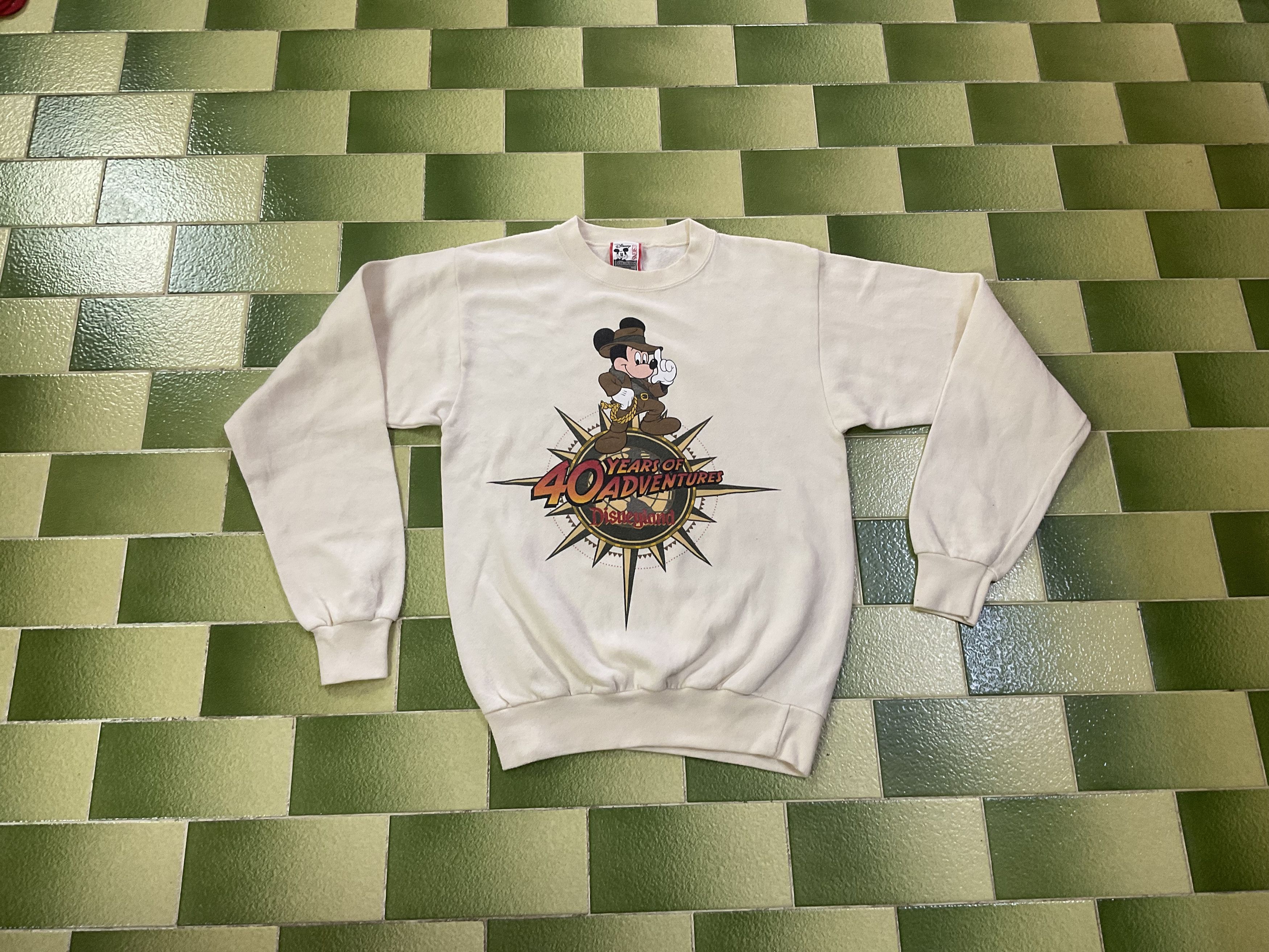 Disney Vintage 90s Mickey Mouse 40 Years of Adventures Sweatshirt M Size US M / EU 48-50 / 2 - 1 Thumbnail