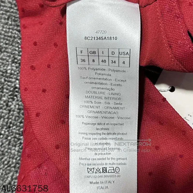 Dior Dior Red Women's Midi Skirt . Size 28" / US 6 / IT 42 - 5 Thumbnail