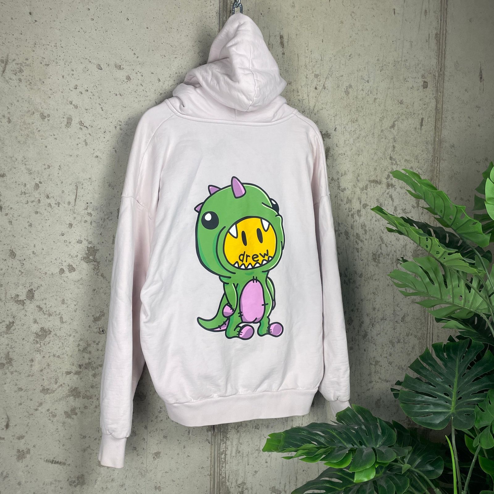 Drew House S Drew House Dino Justin Bieber Over Sized Zip Up  