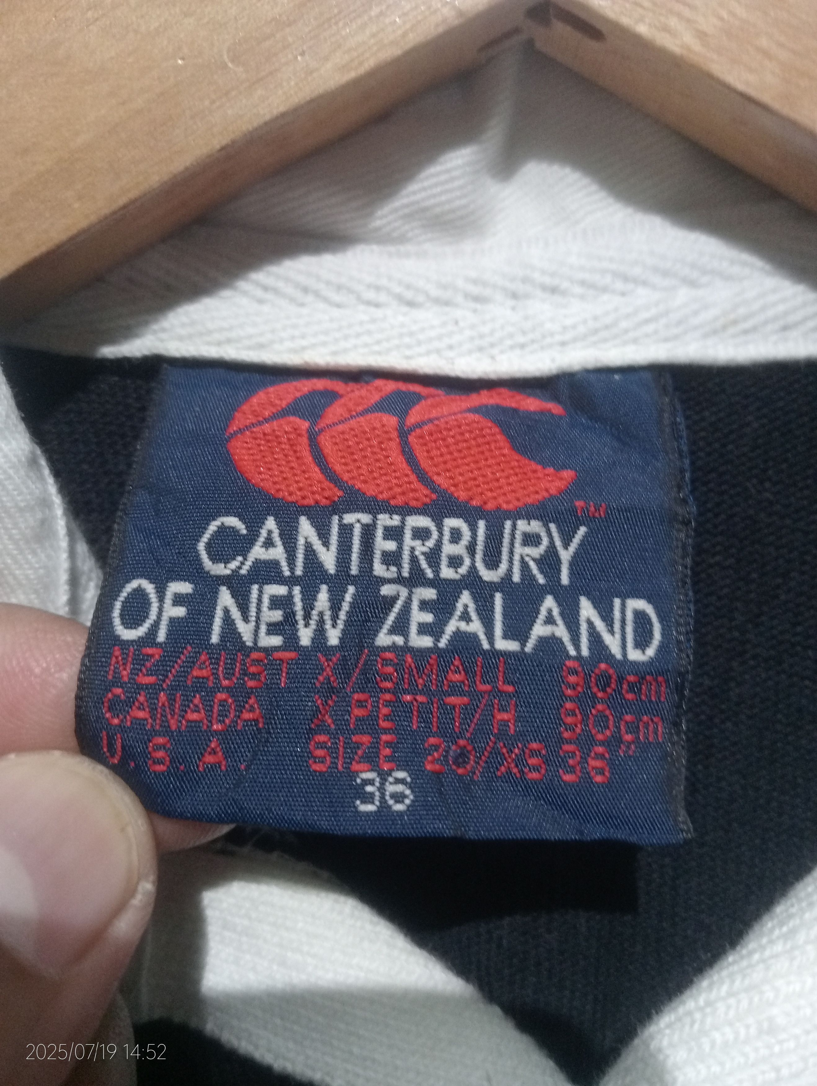 Canterbury of New Zealand Vintage '90s CoNZ All Blacks Team Polo Rugby Jersey Size US S / EU 44-46 / 1 - 5 Thumbnail