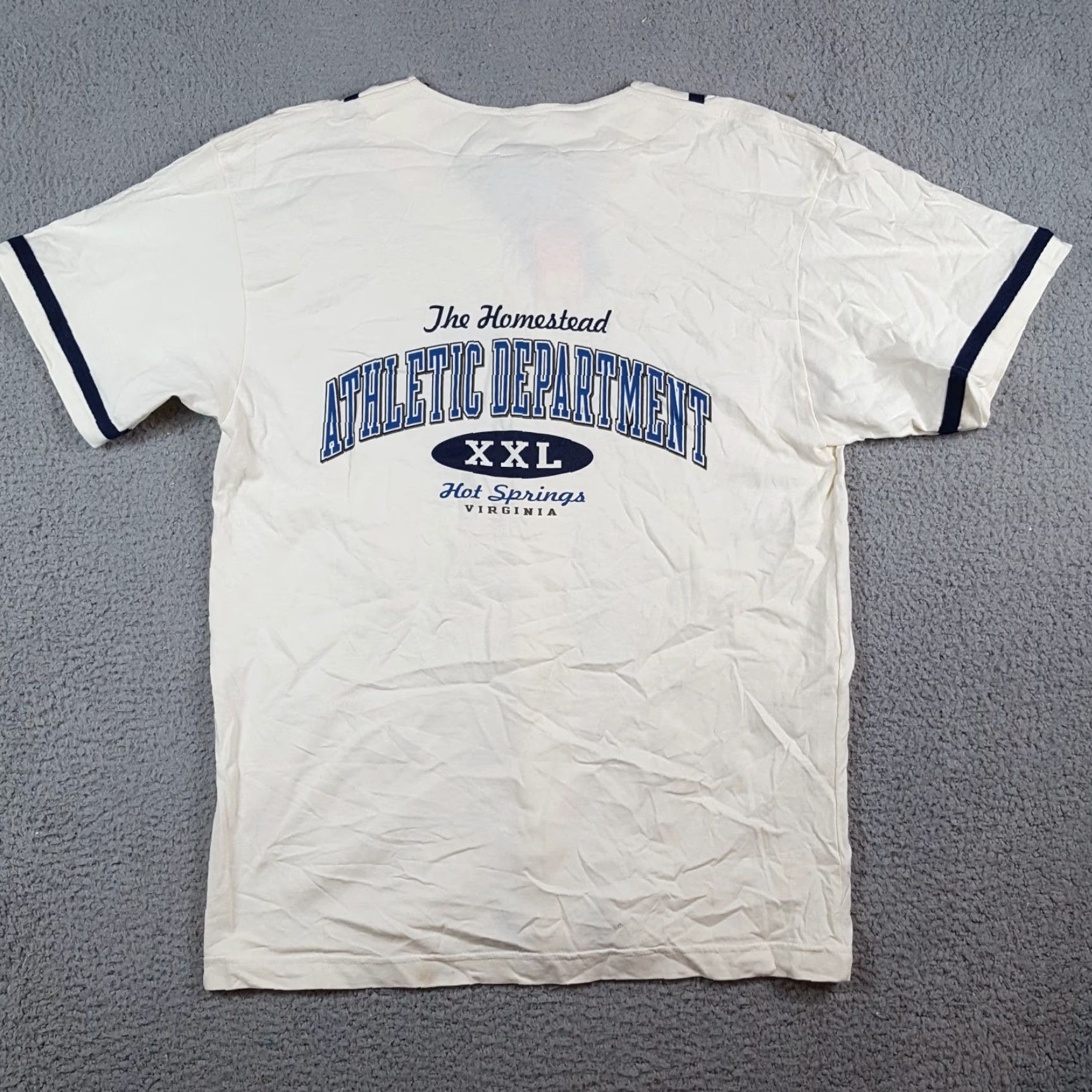 Vintage GEAR FOR SPORTS Hot Springs Homestead Spa Retro Baseball Jersey Shirt L White Cotton Button-Up Collared Size US L / EU 52-54 / 3 - 5 Thumbnail