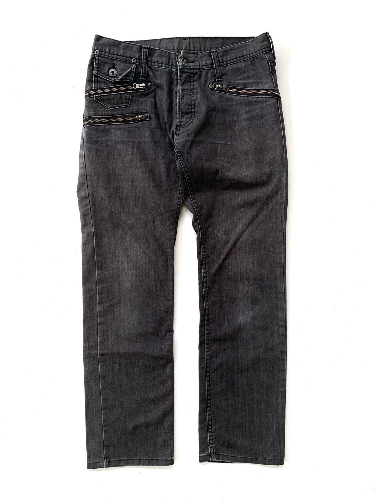 If Six Was Nine × Japanese Brand × Le Grande Bleu (L.G.B.) 2000s Japanese Brand Edge Rupert Zipper Pants Size US 30 / EU 46 - 1 Thumbnail