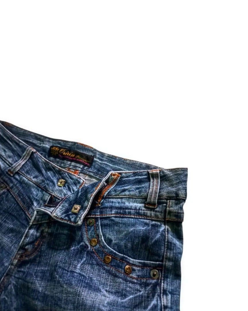 Hysteric Glamour 💥Flare⭐oirin Jeans flare denim nice design Size US 31 - 10 Thumbnail