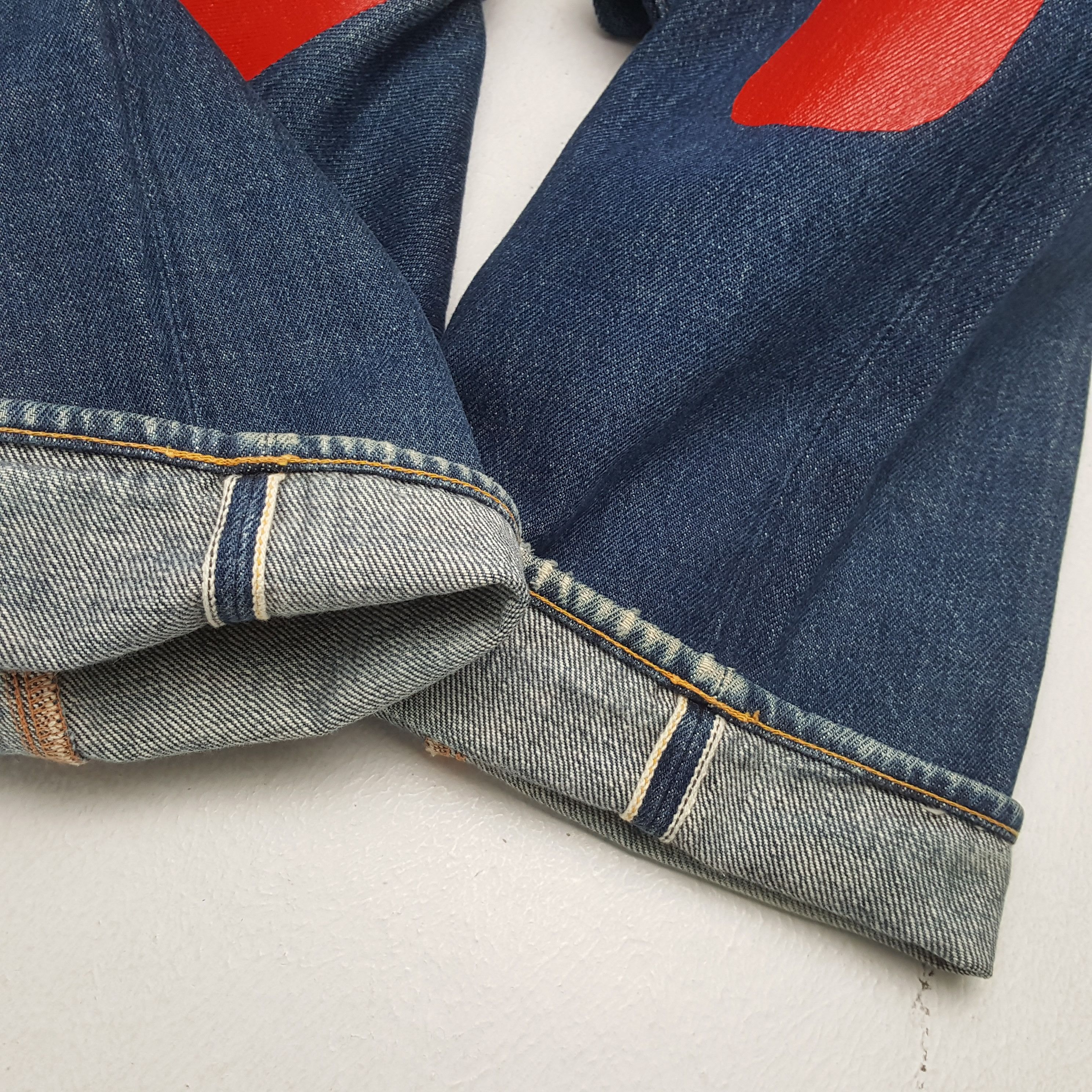 Evisu × Japanese Brand × Vintage Vintage EVISU Japanese Brand Daicock Custom Design Jeans Size US 32 / EU 48 - 12 Thumbnail