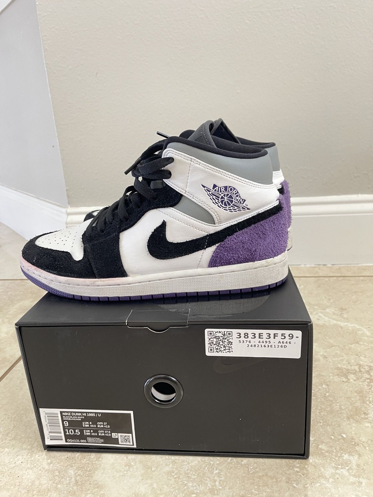 Jordan Brand Jordan 1 Purple SE Size US 8 / EU 41 - 3 Thumbnail