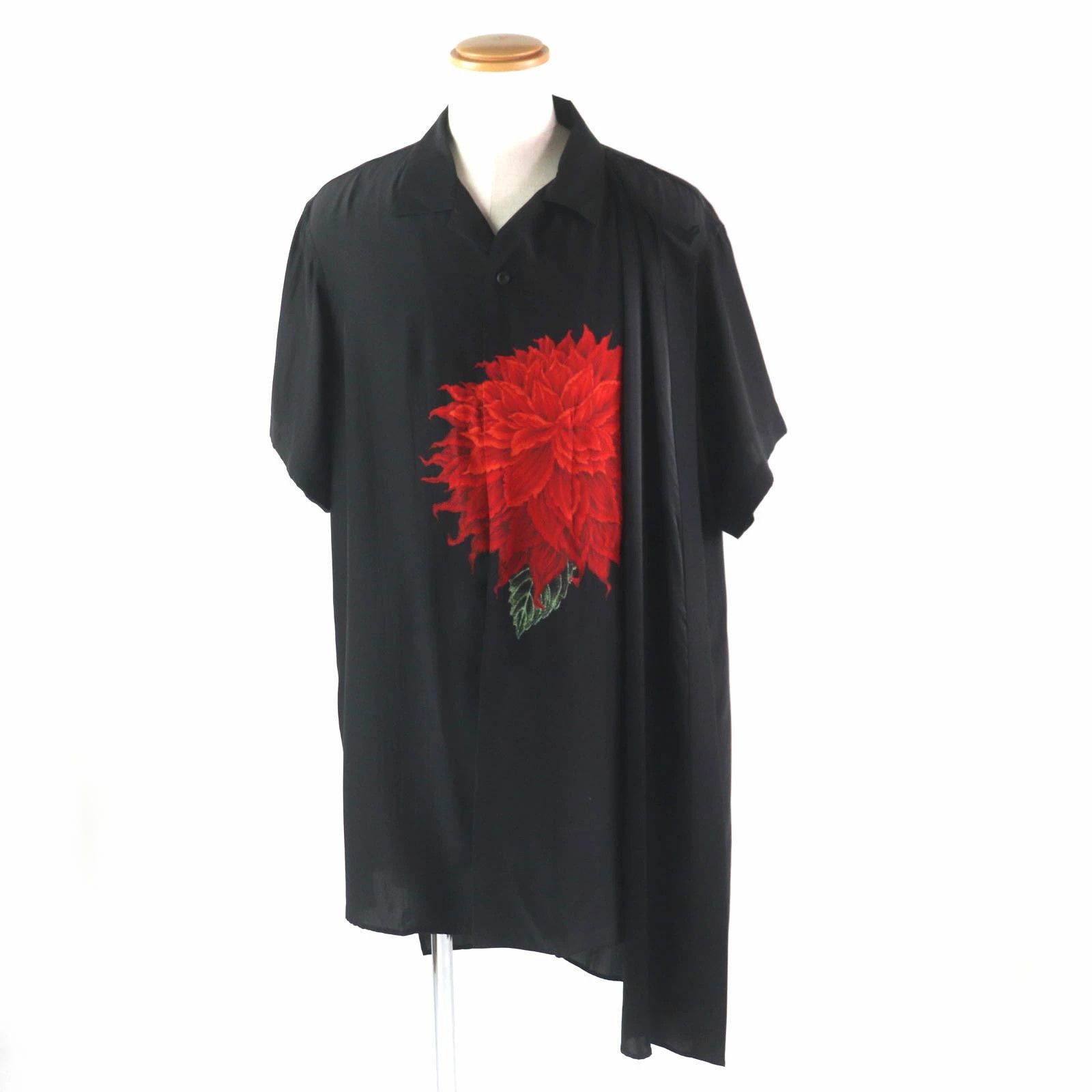 Yohji Yamamoto Yohji Yamamoto POUR HOMME 22SS/Silk/Aloha shirt Size US M / EU 48-50 / 2 - 1 Thumbnail