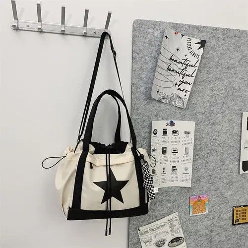 Vintage White Splash Proof Nylon Crossbody Bags Size ONE SIZE - 2 Thumbnail