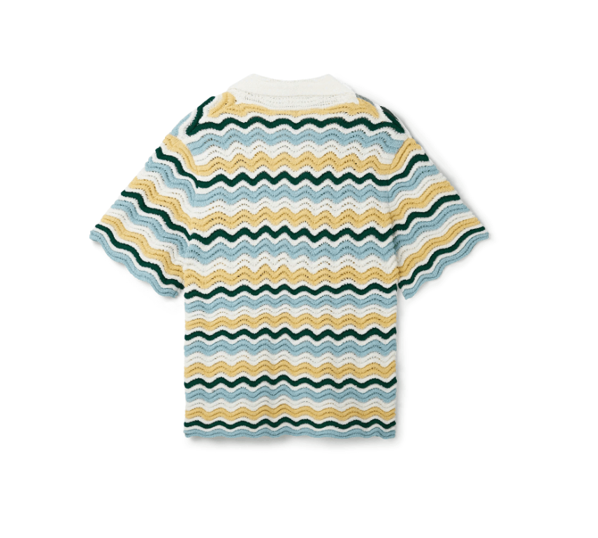 Casablanca o1mle0326 Boucle Wave Shirt in Multicolor Size US XXL / EU 58 / 5 - 5 Thumbnail