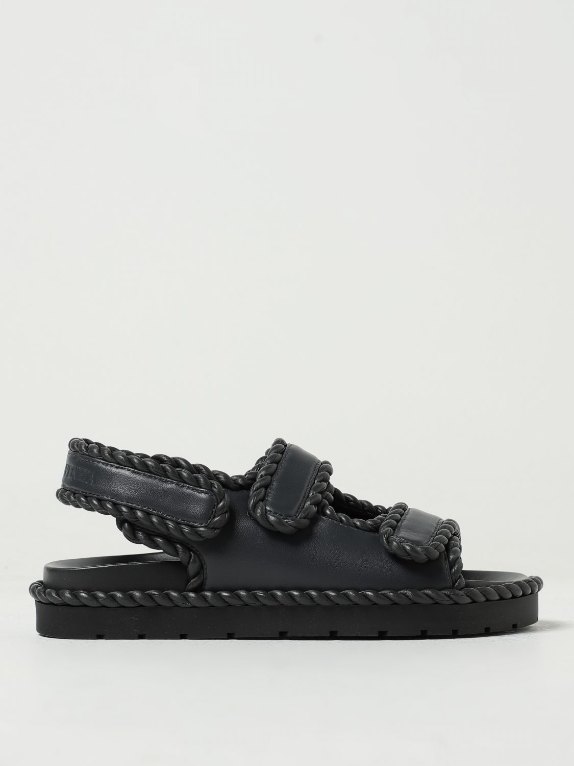 image of Bottega Veneta Heel Shoesed Sandals Woman Grey, Women's (Size 7)