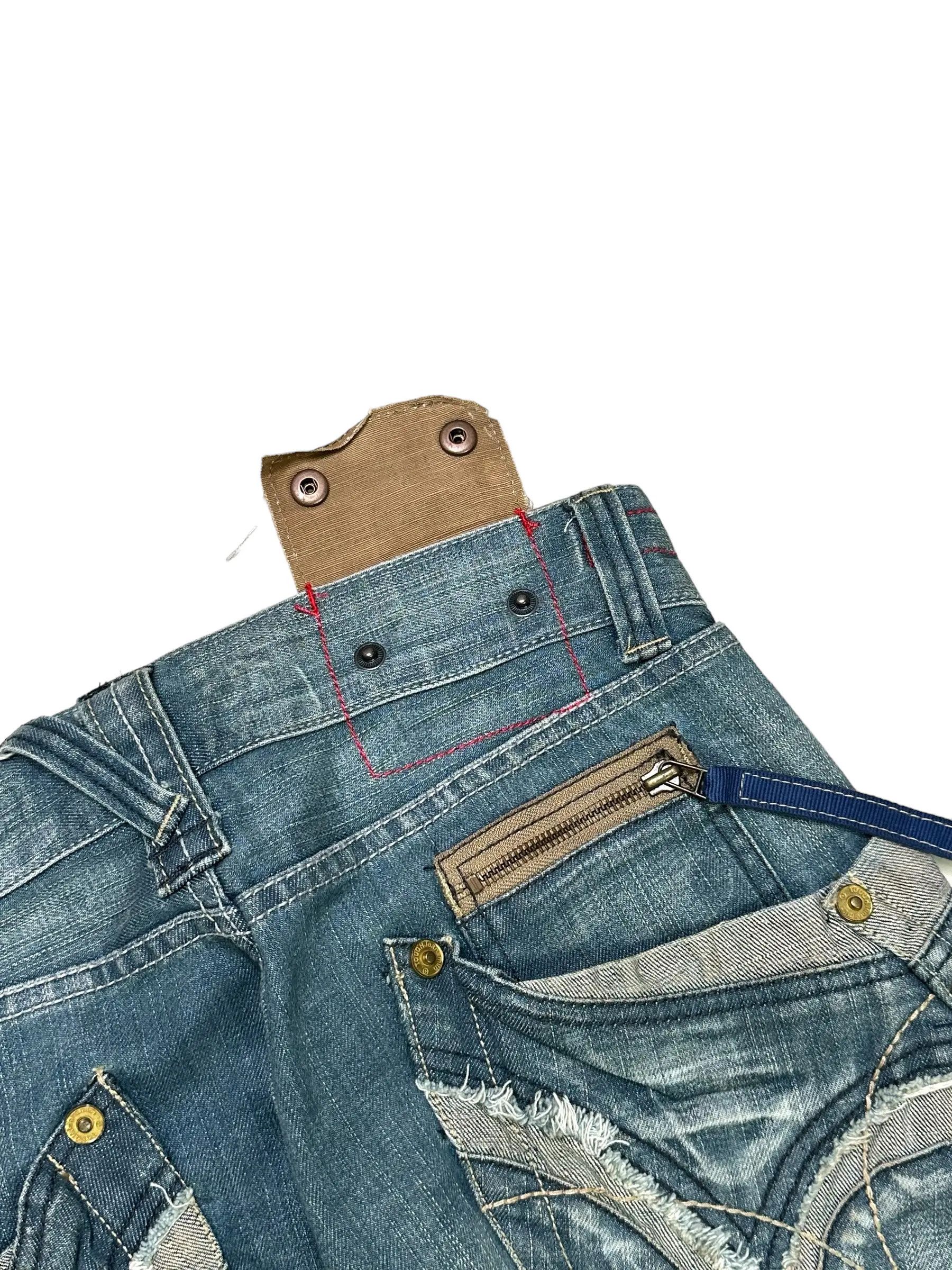 Japanese Brand Tough military distressed jeans Size US 30 / EU 46 - 10 Thumbnail