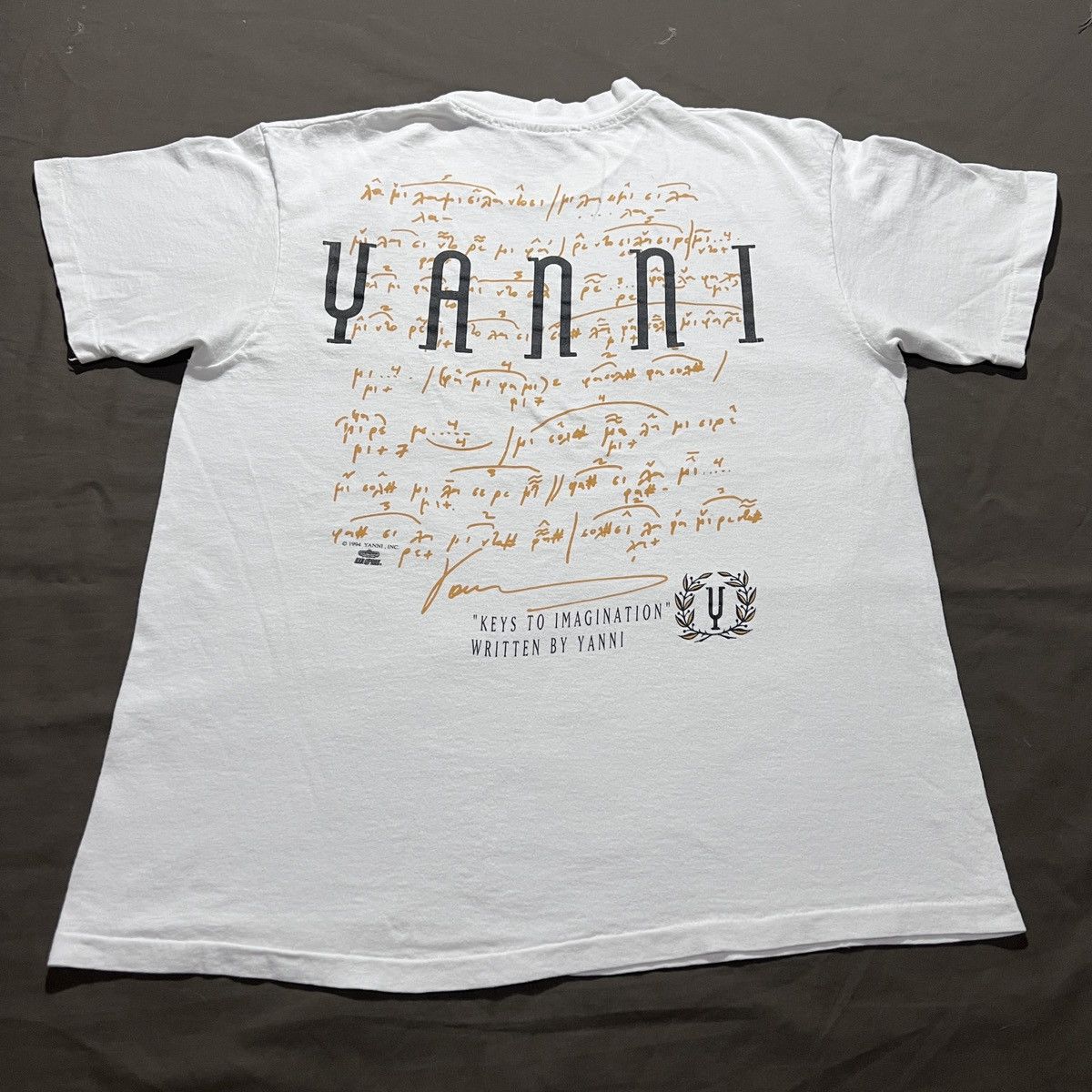 Band Tees Vintage 90s Yanni composer keyboard player Tee L Winterland Size US L / EU 52-54 / 3 - 2 Thumbnail
