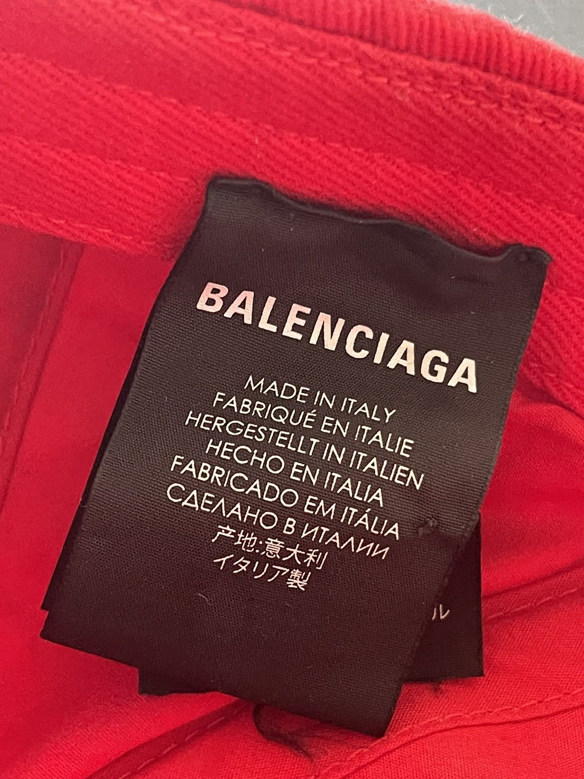 Balenciaga GYM WEAR RED CAP Size ONE SIZE - 5 Thumbnail