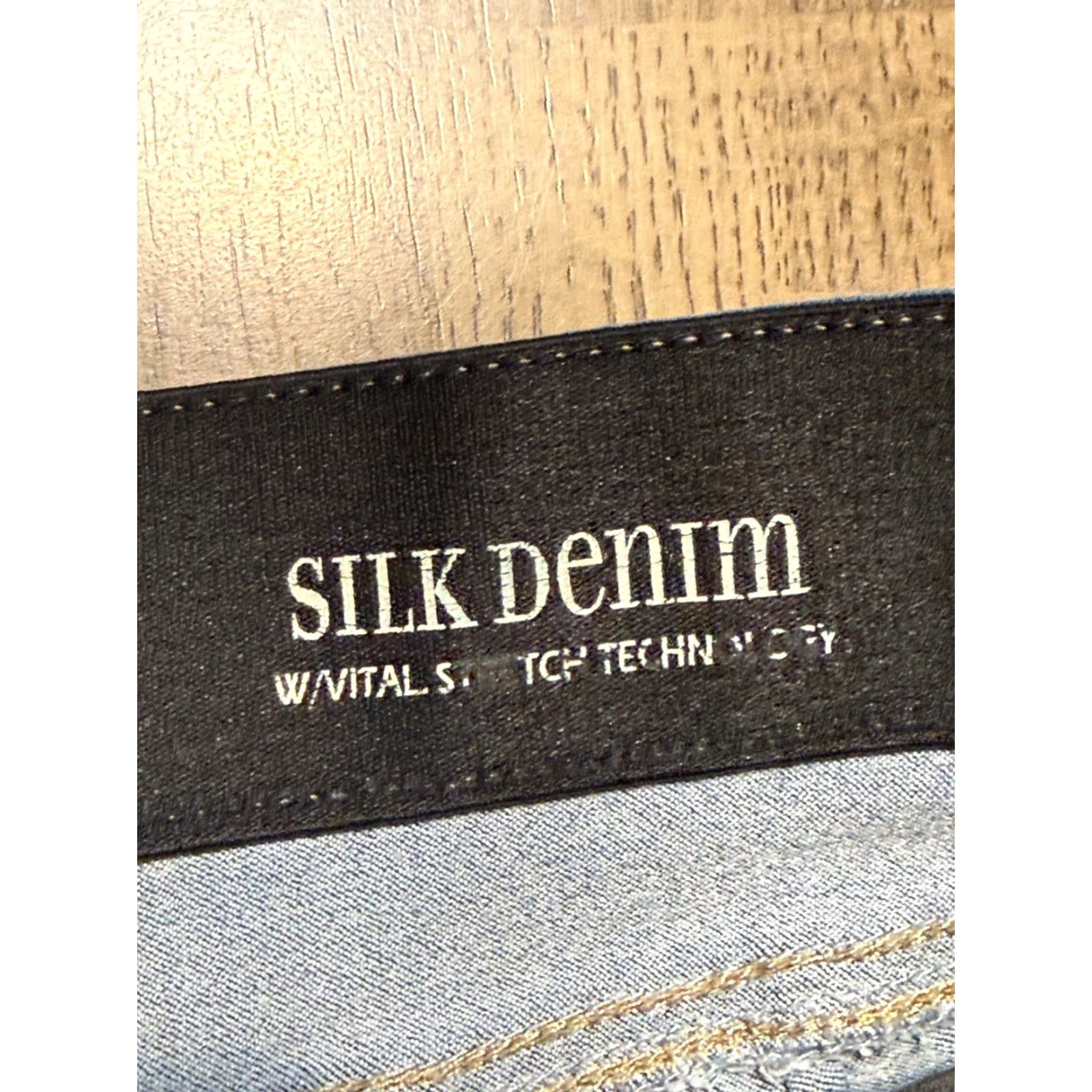 Vintage Soundstyle Jeans Women’s 10 Blue Denim AB Slimmer Skinny Jeans Jeans Soundstyle AB Slimmer 5-Pocket Womens Regular Inseam 28.5 in Size 32" / US 10 / IT 46 - 7 Thumbnail
