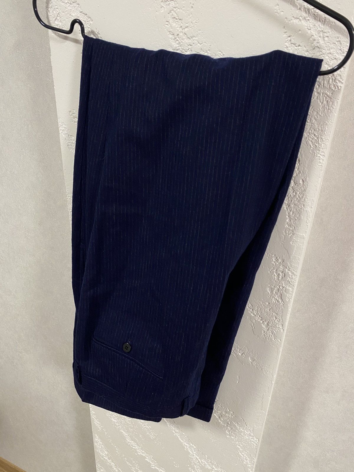 Cesare Attolini Sartoria Attolini Napoli 3 piece Wool Stripe Suit Size: 55 Size 44R - 13 Thumbnail