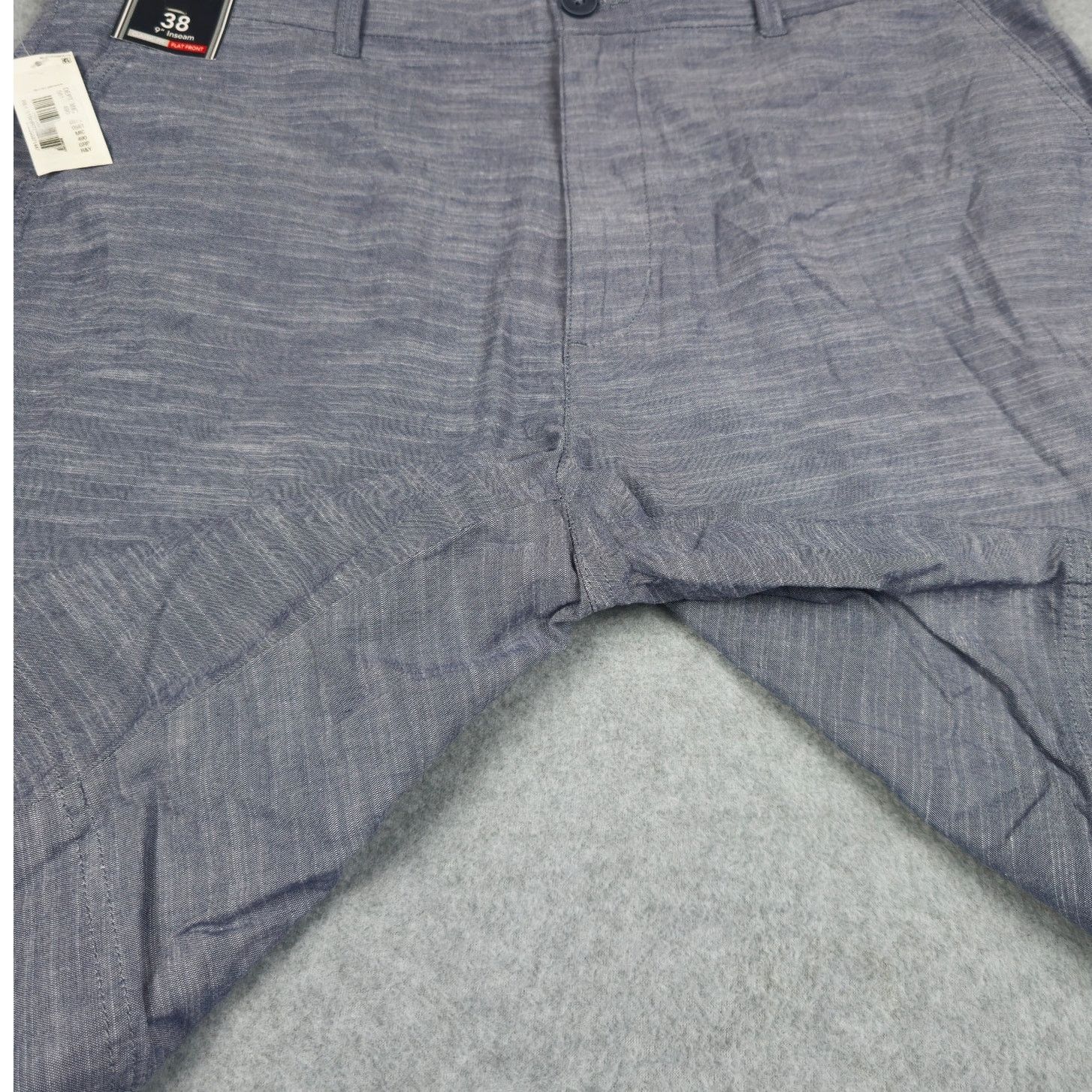 Roundtree & Yorke NWT Roundtree & Yorke 38 Gray Flat Front Chino Style Shorts Size US 38 / EU 54 - 3 Thumbnail