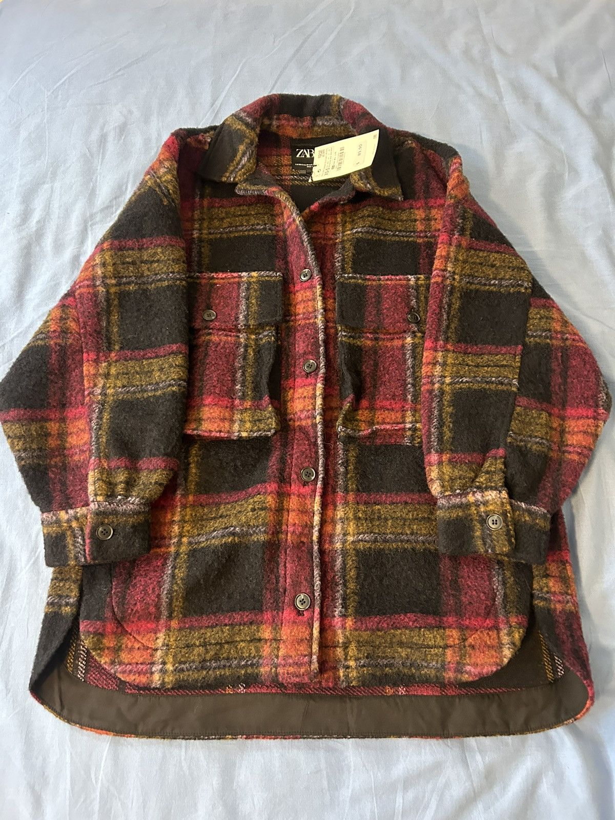 Zara zara wool blend jacket xs/s Size S / US 4 / IT 40 - 1 Thumbnail