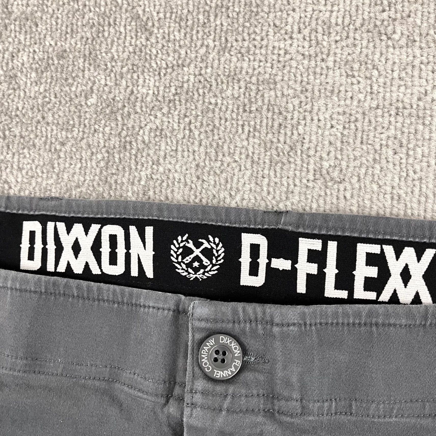 CO DIXXON Chino Pants 44x32 Straight Leg Gray D-FLEXX Stretch Mens Size US 44 / EU 60 - 6 Thumbnail