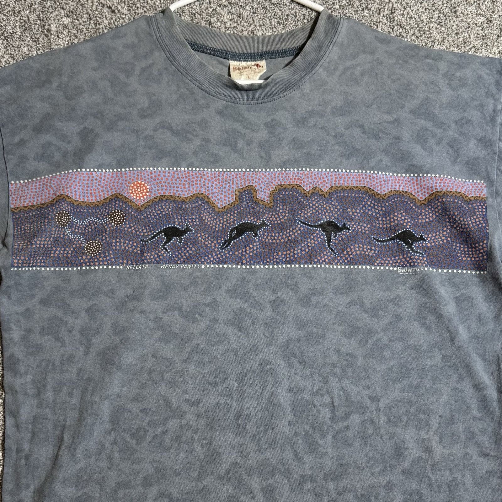 Other Vintage 90s Shirt Mens L Tribal Aboriginal Art Bellata Wendy Size US L / EU 52-54 / 3 - 3 Thumbnail