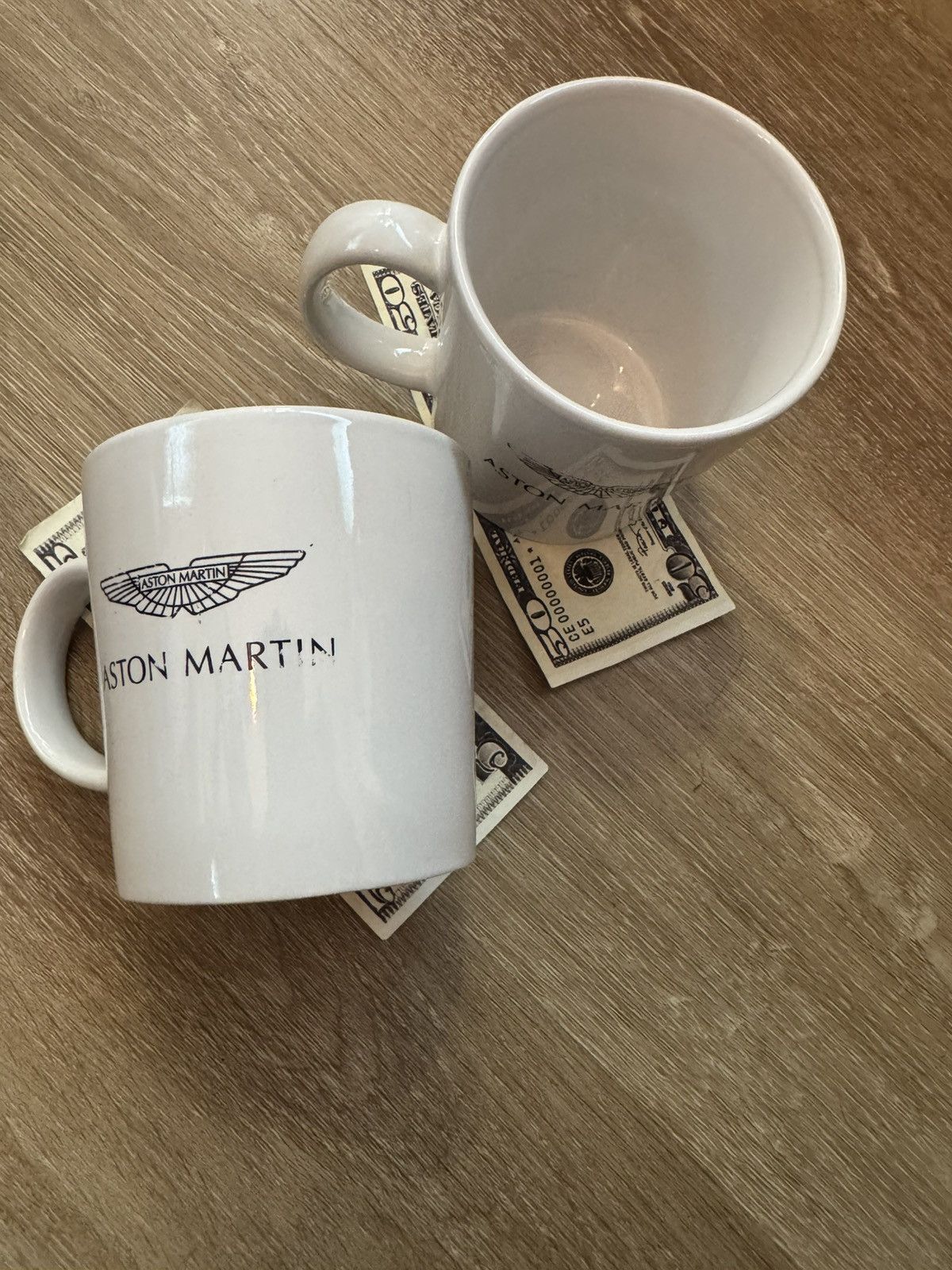 Lamborghini VINTAGE ASTON MARTIN LOGO COFFEE MUG SET (2 MUGS, USED) Size ONE SIZE - 7 Thumbnail