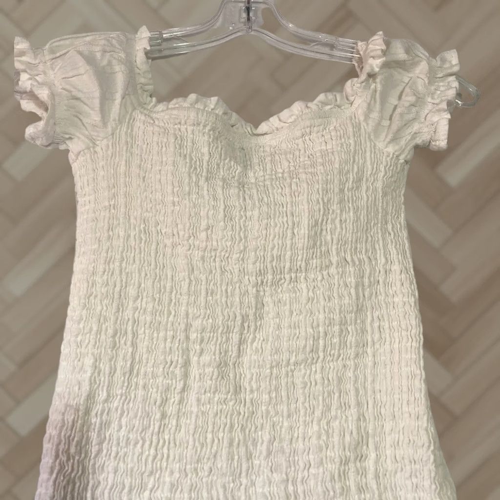 Vintage Polly Peasant Top Tank Womens Regular 2 White Long Sleeve Round Neck Casual Polyester Peasant All Seasons Mens/Womens Size XS / US 0-2 / IT 36-38 - 1 Thumbnail