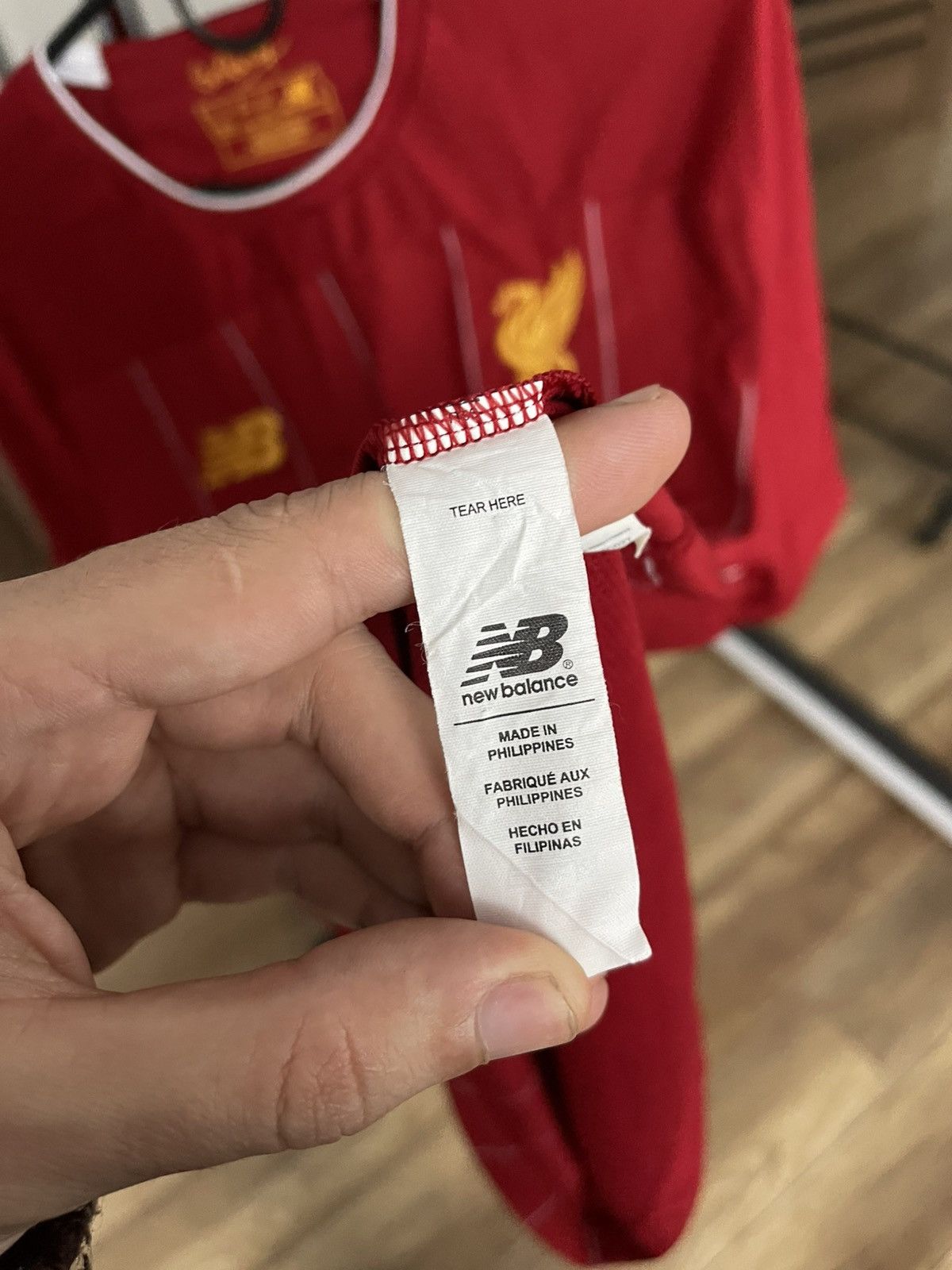 New Balance 2019/2020 Liverpool New Balance Soccer Jersey Kit Shirt Tee Size US M / EU 48-50 / 2 - 13 Thumbnail
