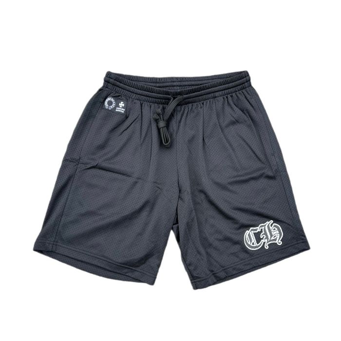 Chrome Hearts CHROME HEARTS BLACK MESH VARSITY SHORTS | Grailed